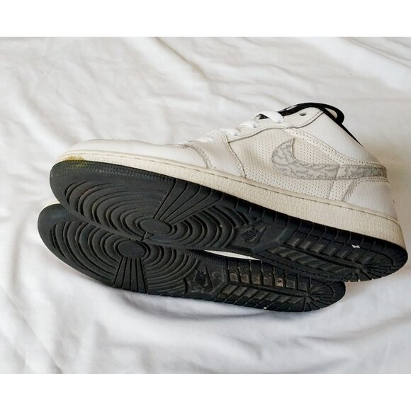 Nike Air Jordan 1 Phat Low White Anthracite Cement Gray 6.5Y Rare main image 2
